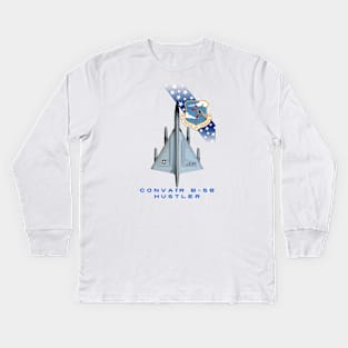 Convair B-58 Hustler Kids Long Sleeve T-Shirt